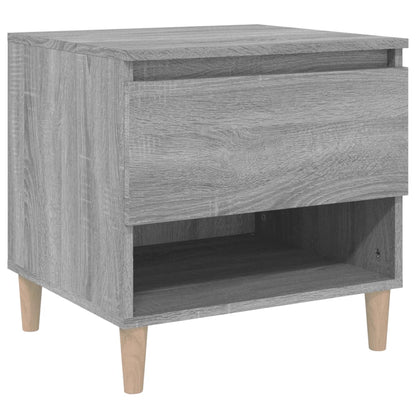 Comodino Grigio Sonoma 50x46x50 cm in Legno Multistrato - homemem39