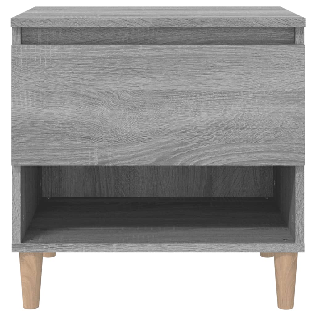 Comodino Grigio Sonoma 50x46x50 cm in Legno Multistrato - homemem39