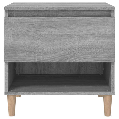 Comodino Grigio Sonoma 50x46x50 cm in Legno Multistrato - homemem39