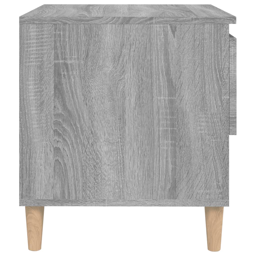 Comodino Grigio Sonoma 50x46x50 cm in Legno Multistrato - homemem39