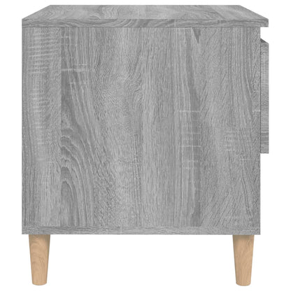 Comodino Grigio Sonoma 50x46x50 cm in Legno Multistrato - homemem39