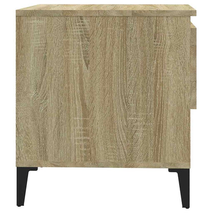 Tavolini 2pz Rovere Sonoma 50x46x50 cm in Legno Multistrato