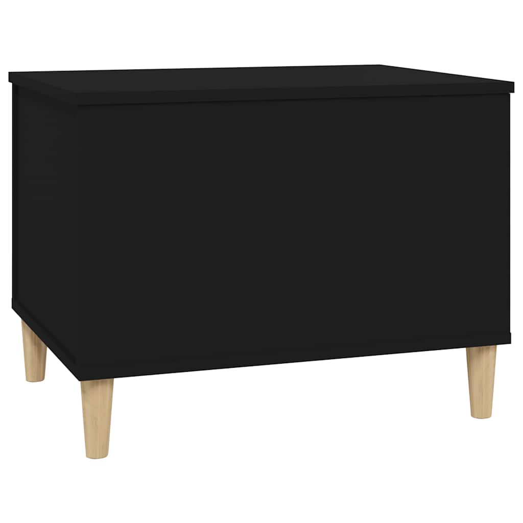 Tavolino da Salotto Nero 60x44,5x45 cm in Legno Multistrato | homemem39