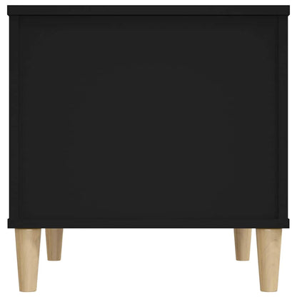Tavolino da Salotto Nero 60x44,5x45 cm in Legno Multistrato | homemem39