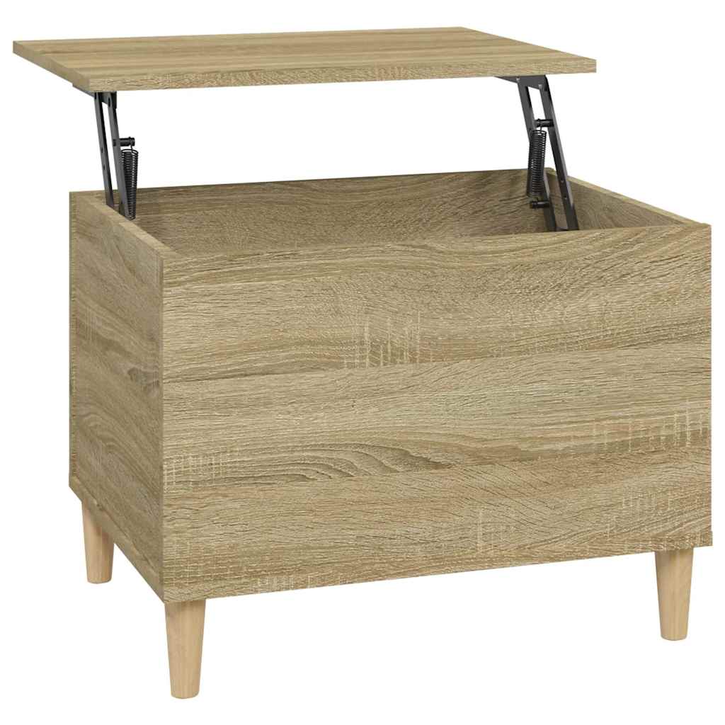 Tavolino Salotto Rovere Sonoma 60x44,5x45 cm Legno Multistrato | homemem39