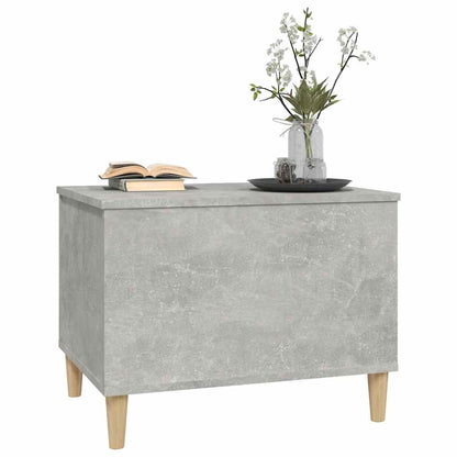 Tavolino Salotto Grigio Cemento 60x44,5x45 cm Legno Multistrato | homemem39