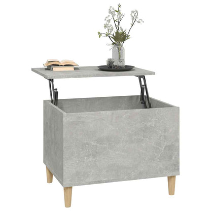 Tavolino Salotto Grigio Cemento 60x44,5x45 cm Legno Multistrato | homemem39