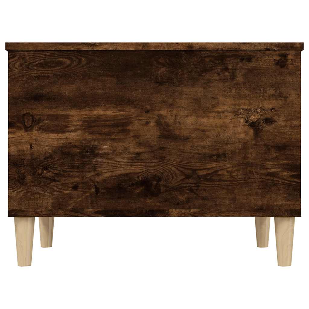 Tavolino da Salotto Rovere Fumo 60x44,5x45 cm Legno Multistrato | homemem39
