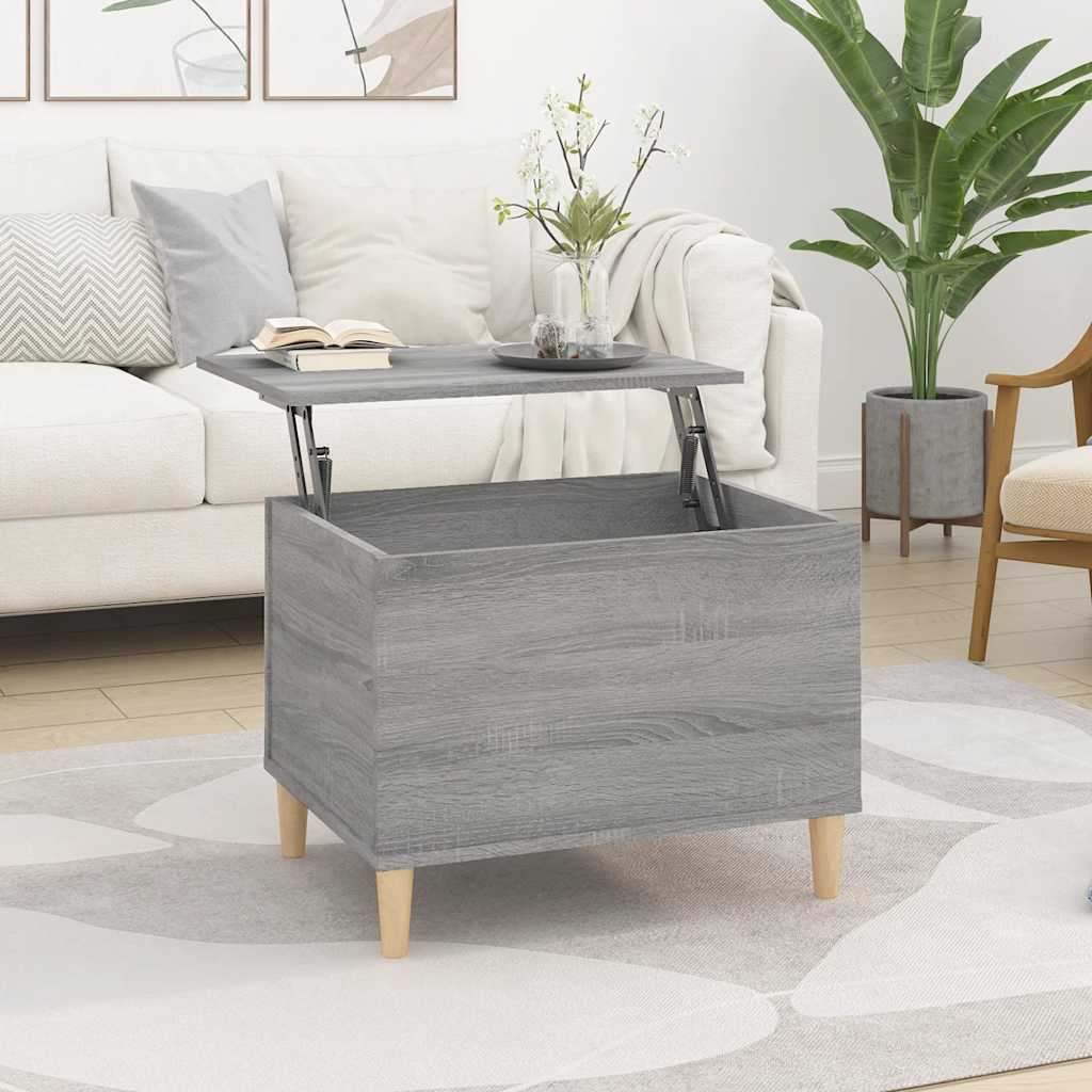 Tavolino Salotto Grigio Sonoma 60x44,5x45 cm Legno Multistrato | homemem39