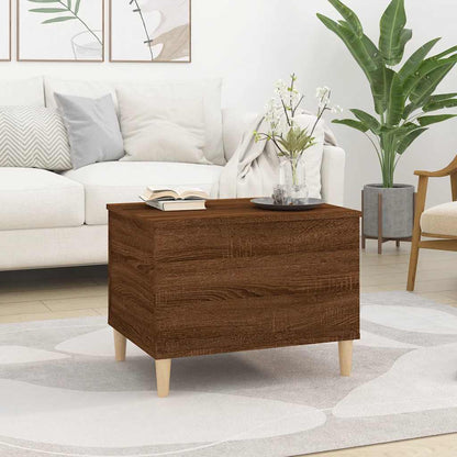 Tavolino Salotto Rovere Marrone 60x44,5x45 cm Legno Multistrato | homemem39