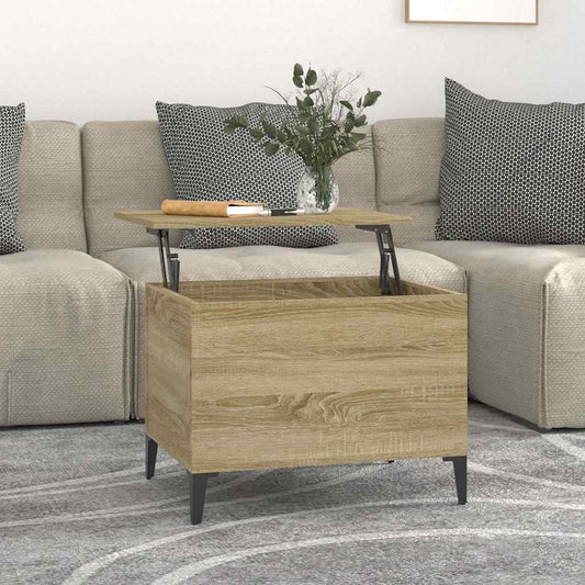 Tavolino Salotto Rovere Sonoma 60x44,5x45 cm Legno Multistrato | homemem39