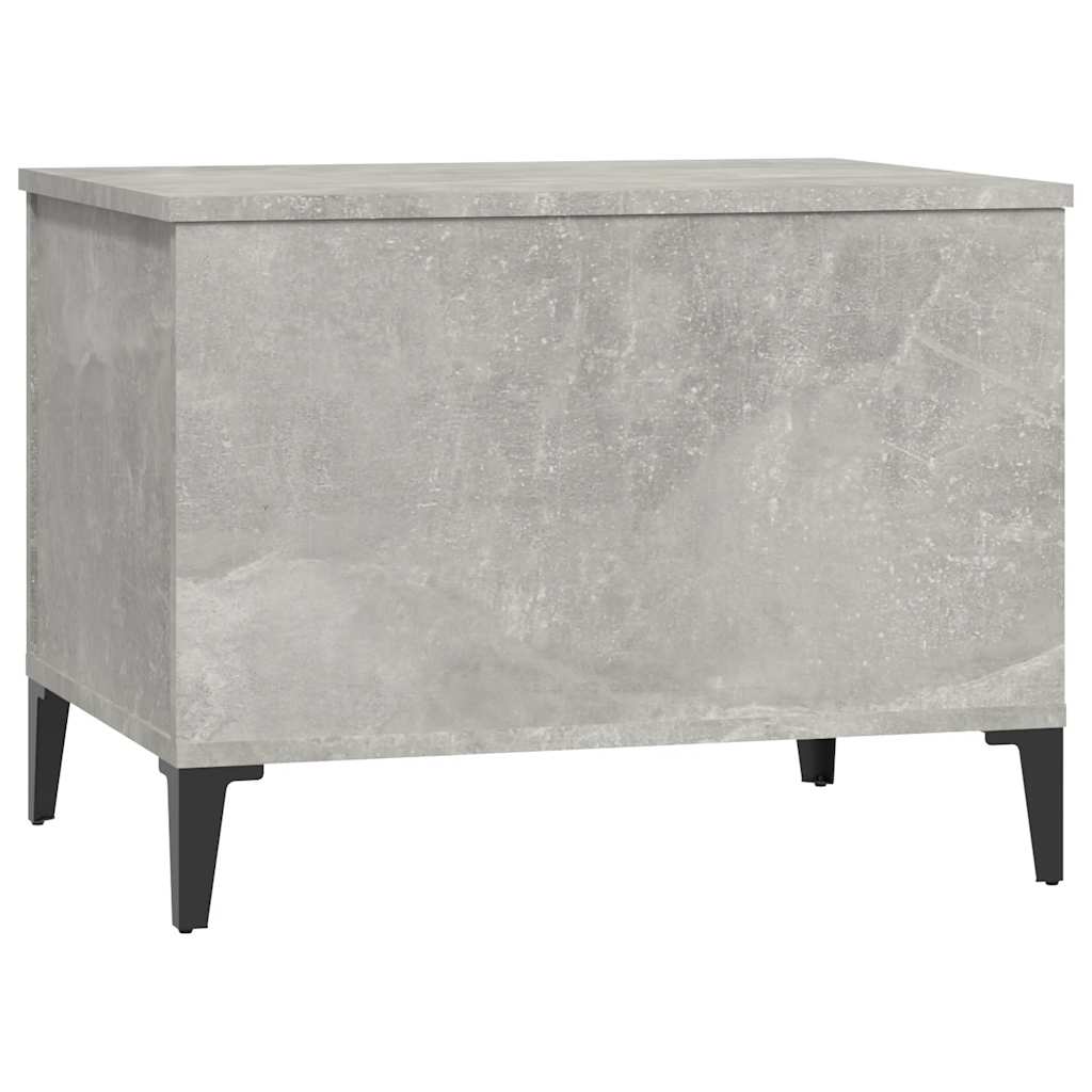 Tavolino Salotto Grigio Cemento 60x44,5x45 cm Legno Multistrato | homemem39