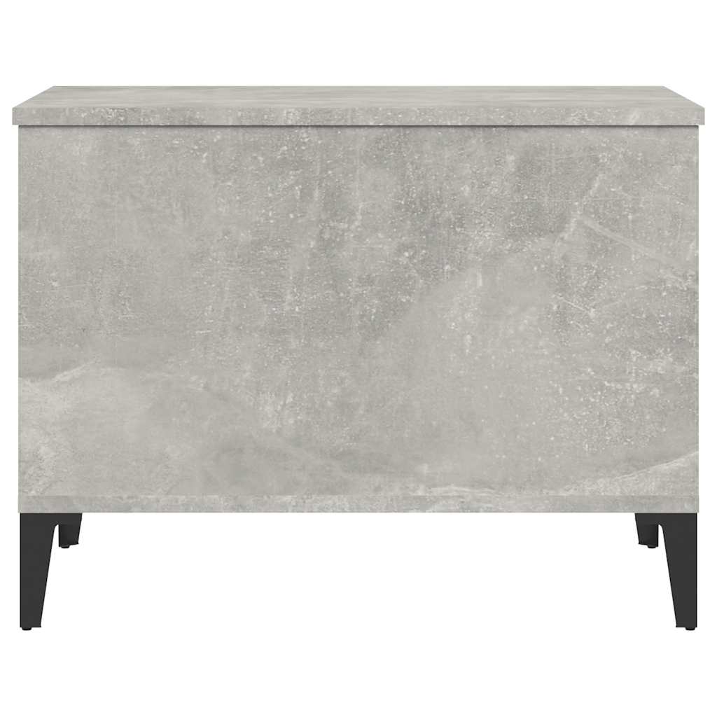 Tavolino Salotto Grigio Cemento 60x44,5x45 cm Legno Multistrato | homemem39