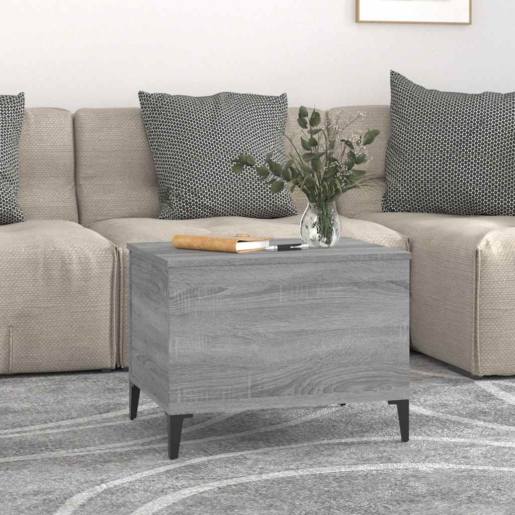 Tavolino Salotto Grigio Sonoma 60x44,5x45 cm Legno Multistrato | homemem39
