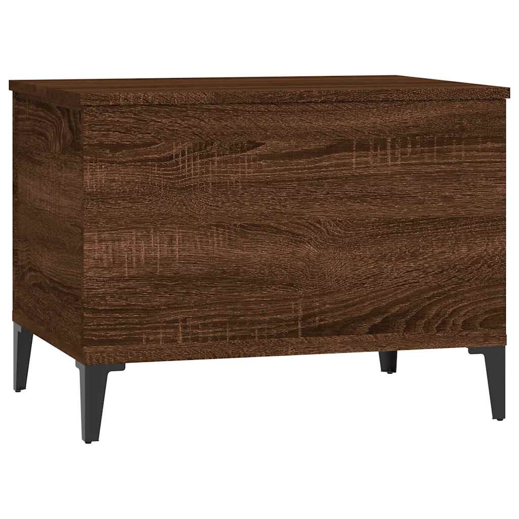 Tavolino Salotto Rovere Marrone 60x44,5x45 cm Legno Multistrato | homemem39