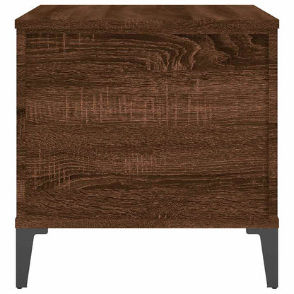 Tavolino Salotto Rovere Marrone 60x44,5x45 cm Legno Multistrato | homemem39