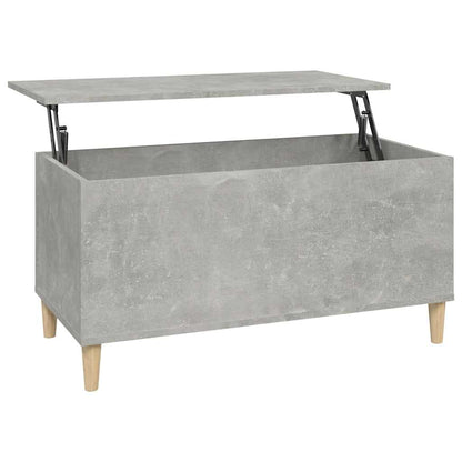 Tavolino Salotto Grigio Cemento 90x44,5x45 cm Legno Multistrato | homemem39