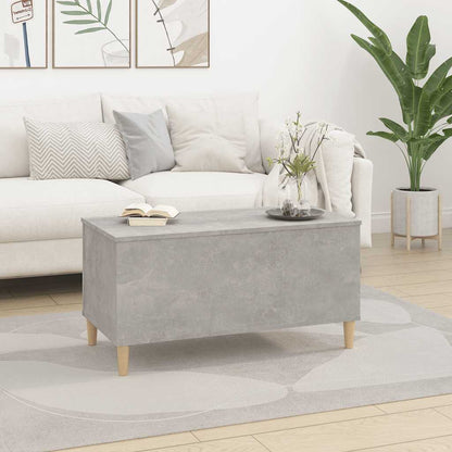 Tavolino Salotto Grigio Cemento 90x44,5x45 cm Legno Multistrato | homemem39