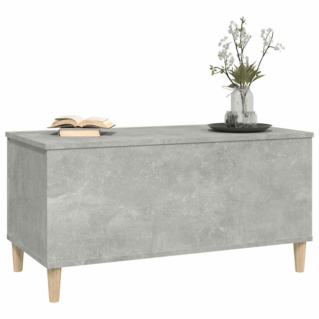 Tavolino Salotto Grigio Cemento 90x44,5x45 cm Legno Multistrato | homemem39