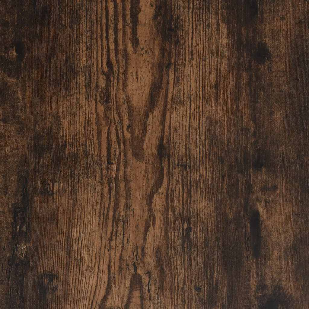 Tavolino da Salotto Rovere Fumo 90x44,5x45 cm Legno Multistrato