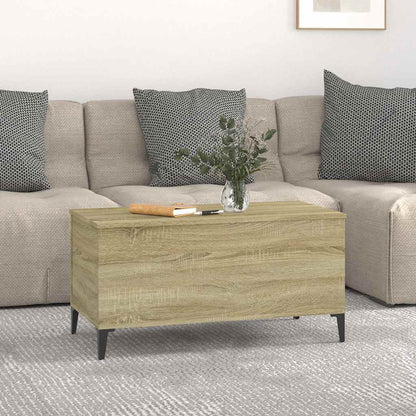 Tavolino Salotto Rovere Sonoma 90x44,5x45 cm Legno Multistrato | homemem39