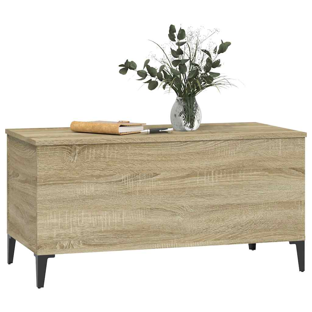 Tavolino Salotto Rovere Sonoma 90x44,5x45 cm Legno Multistrato | homemem39