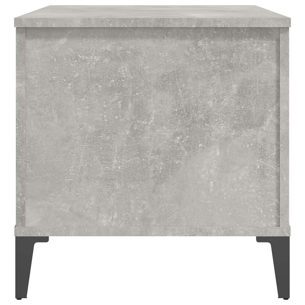 Tavolino Salotto Grigio Cemento 90x44,5x45 cm Legno Multistrato | homemem39