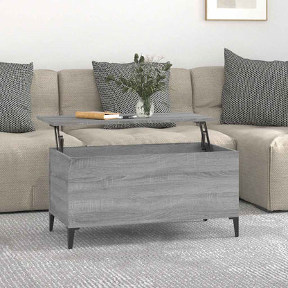 Tavolino Salotto Grigio Sonoma 90x44,5x45 cm Legno Multistrato | homemem39