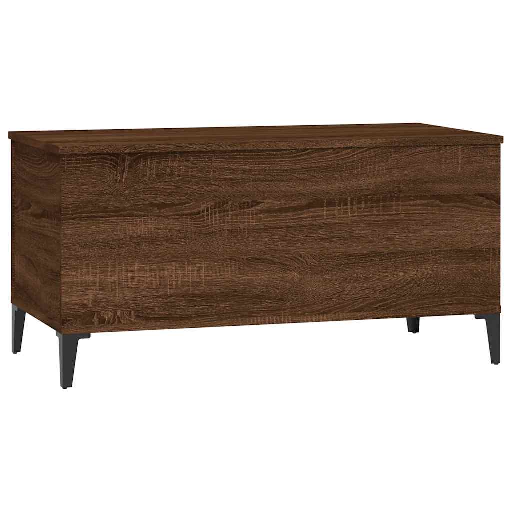 Tavolino Salotto Rovere Marrone 90x44,5x45 cm Legno Multistrato | homemem39