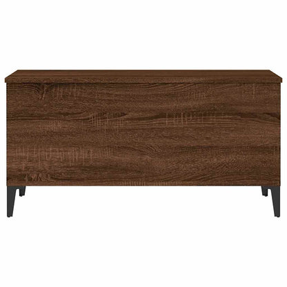 Tavolino Salotto Rovere Marrone 90x44,5x45 cm Legno Multistrato | homemem39