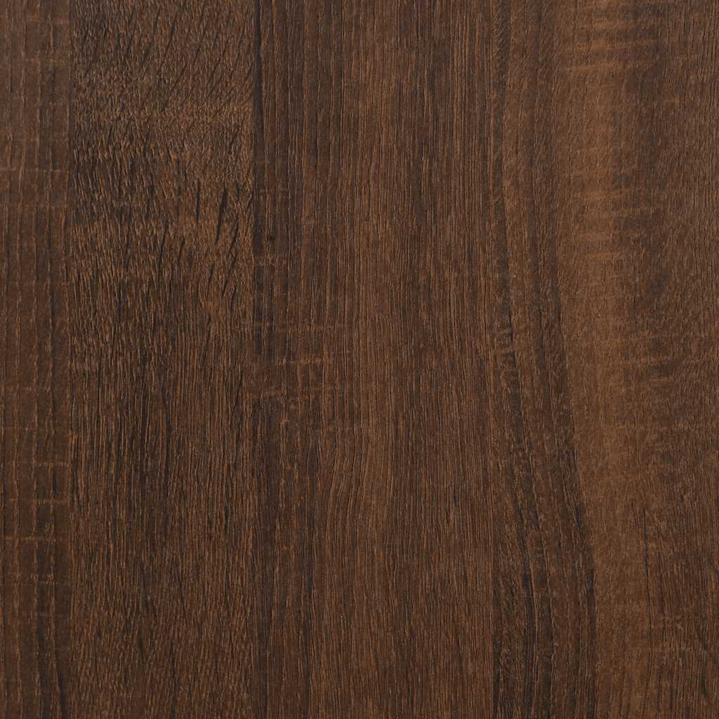 Tavolino Salotto Rovere Marrone 90x44,5x45 cm Legno Multistrato | homemem39