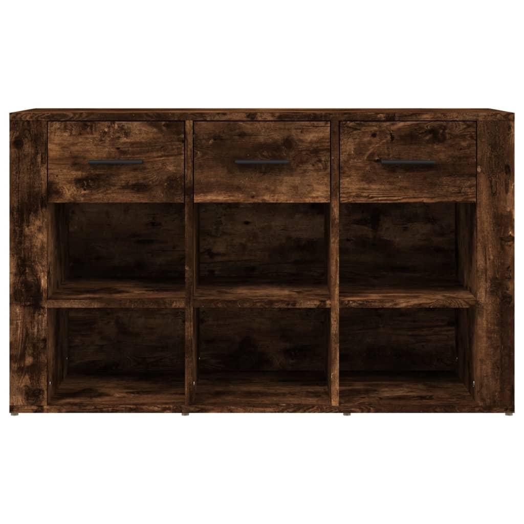 Credenza Rovere Fumo 100x30x59,5 cm in Legno Multistrato - homemem39