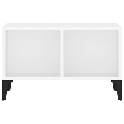 Tavolino da Salotto Bianco 60x50x36,5 cm in Legno Multistrato | homemem39