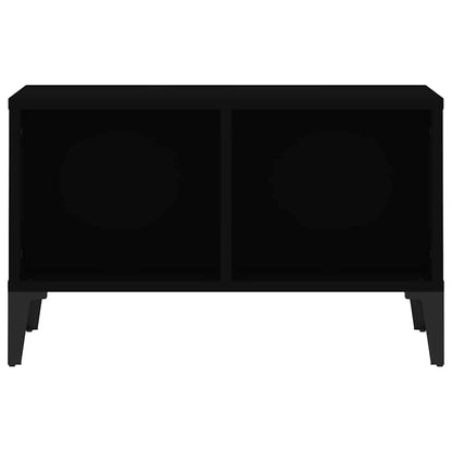 Tavolino da Salotto Nero 60x50x36,5 cm in Legno Multistrato | homemem39