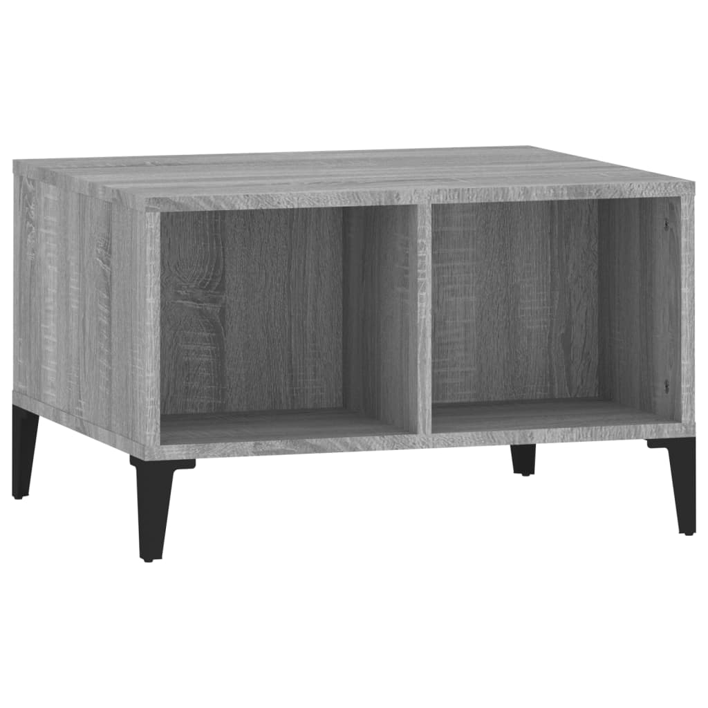 Tavolino da Salotto grigio sonoma 60x50x36,5 cm in Multistrato | homemem39