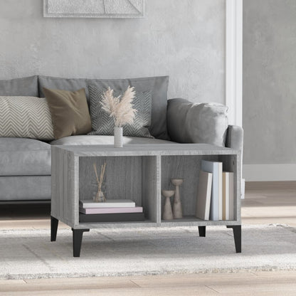 Tavolino da Salotto grigio sonoma 60x50x36,5 cm in Multistrato | homemem39