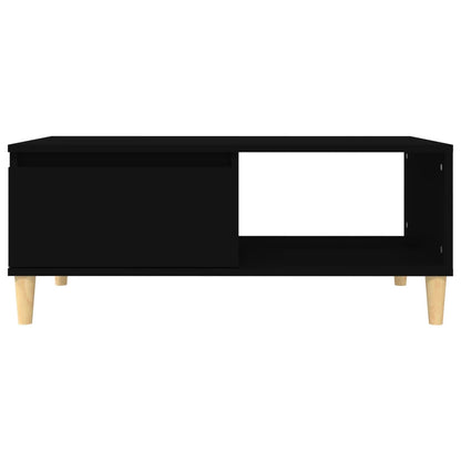 Tavolino da Salotto Nero 90x50x36,5 cm in Legno Multistrato - homemem39