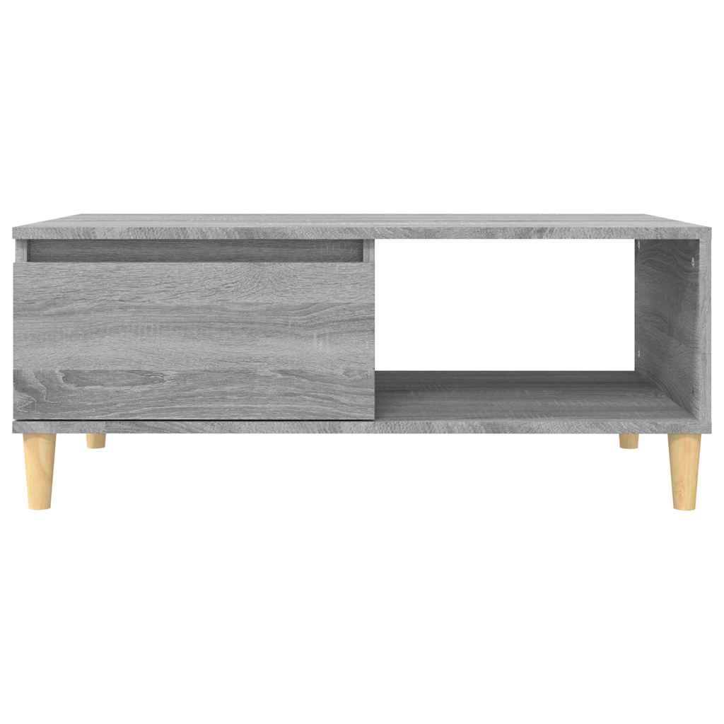 Tavolino Salotto Grigio Sonoma 90x50x36,5 cm Legno Multistrato | homemem39