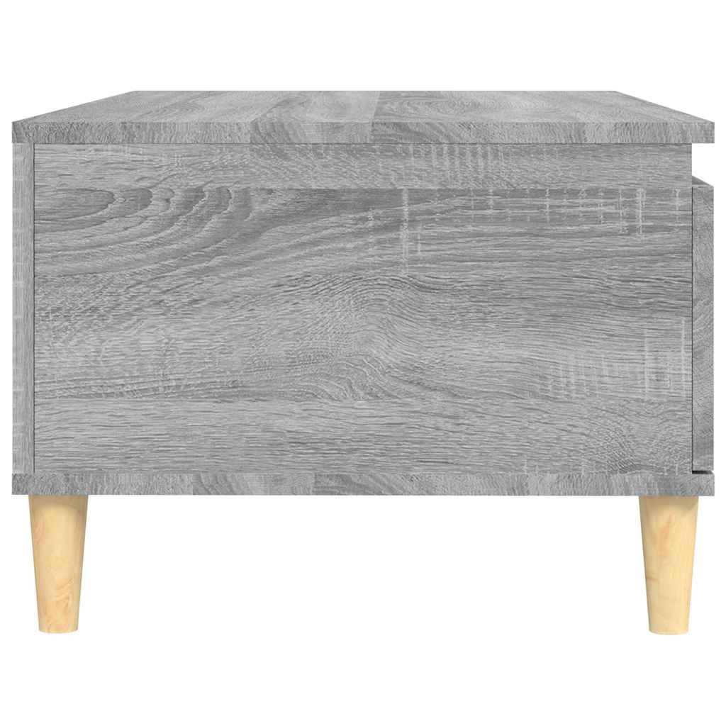 Tavolino Salotto Grigio Sonoma 90x50x36,5 cm Legno Multistrato