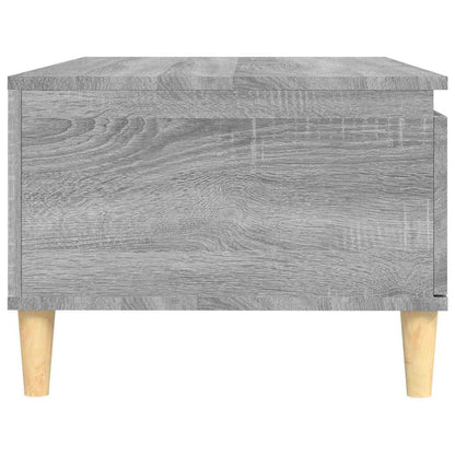 Tavolino Salotto Grigio Sonoma 90x50x36,5 cm Legno Multistrato
