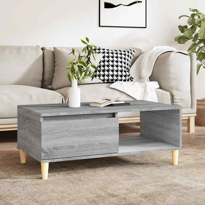 Tavolino Salotto Grigio Sonoma 90x50x36,5 cm Legno Multistrato | homemem39