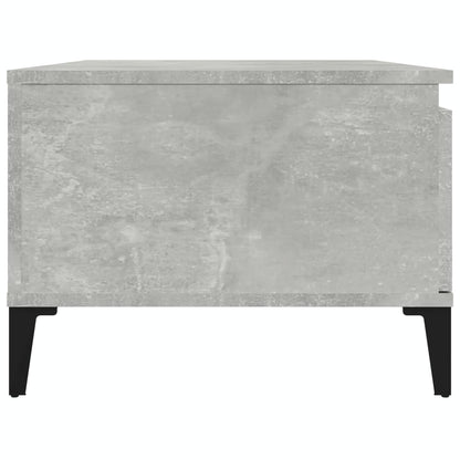 Tavolino Salotto Grigio Cemento 90x50x36,5 cm Legno Multistrato | homemem39