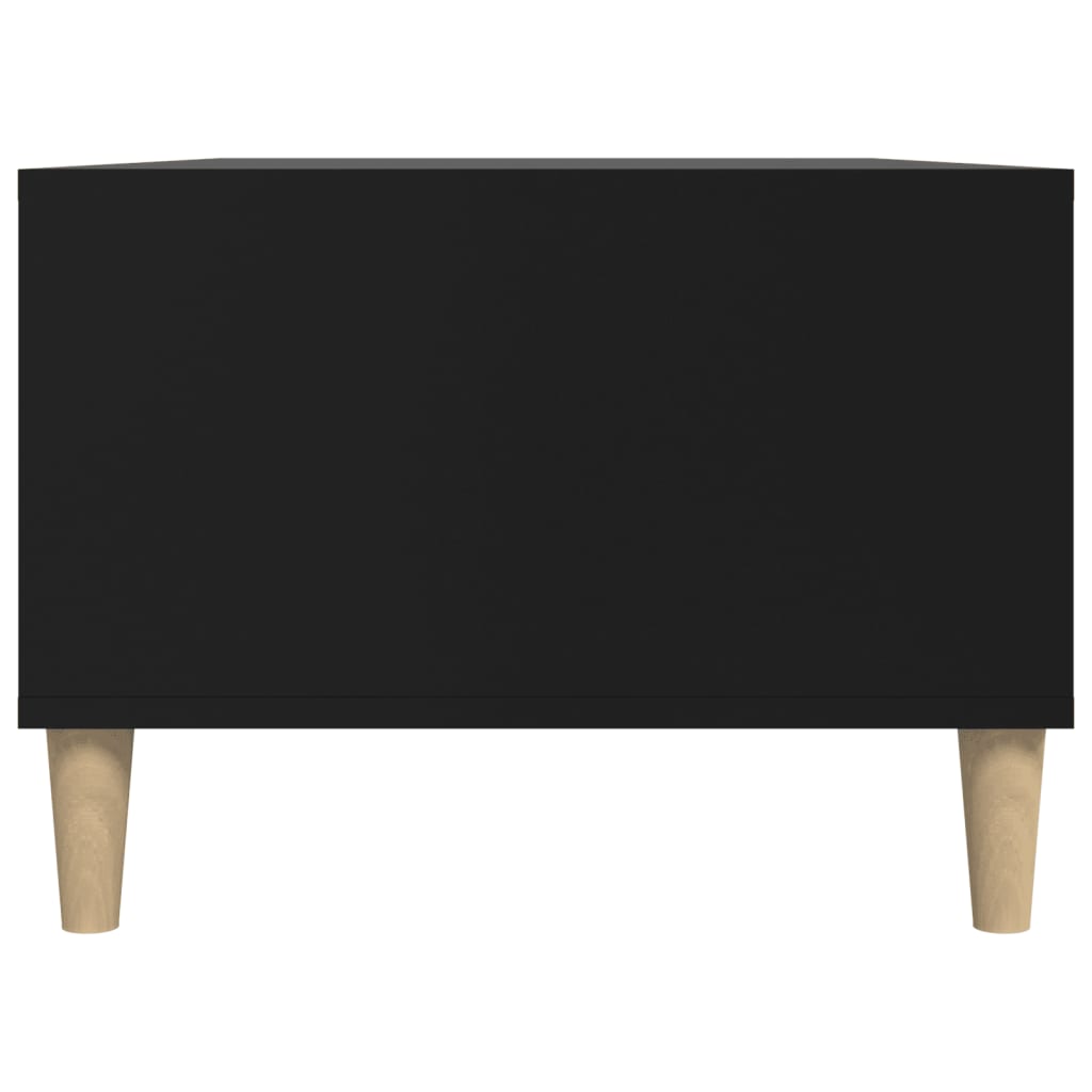 Tavolino da Salotto Nero 90x50x36,5 cm in Legno Multistrato | homemem39