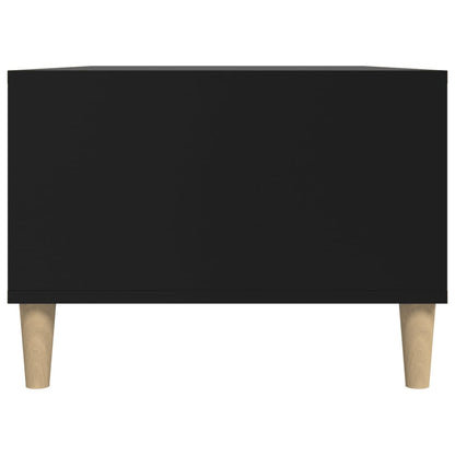 Tavolino da Salotto Nero 90x50x36,5 cm in Legno Multistrato | homemem39
