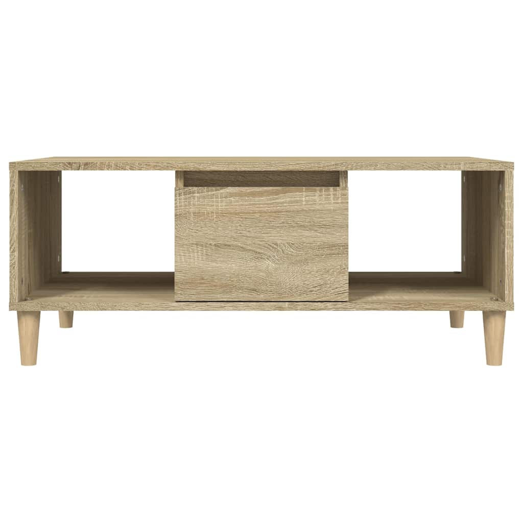 Tavolino Salotto Rovere Sonoma 90x50x36,5 cm Legno Multistrato