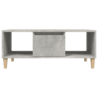 Tavolino Salotto Grigio Cemento 90x50x36,5 cm Legno Multistrato | homemem39