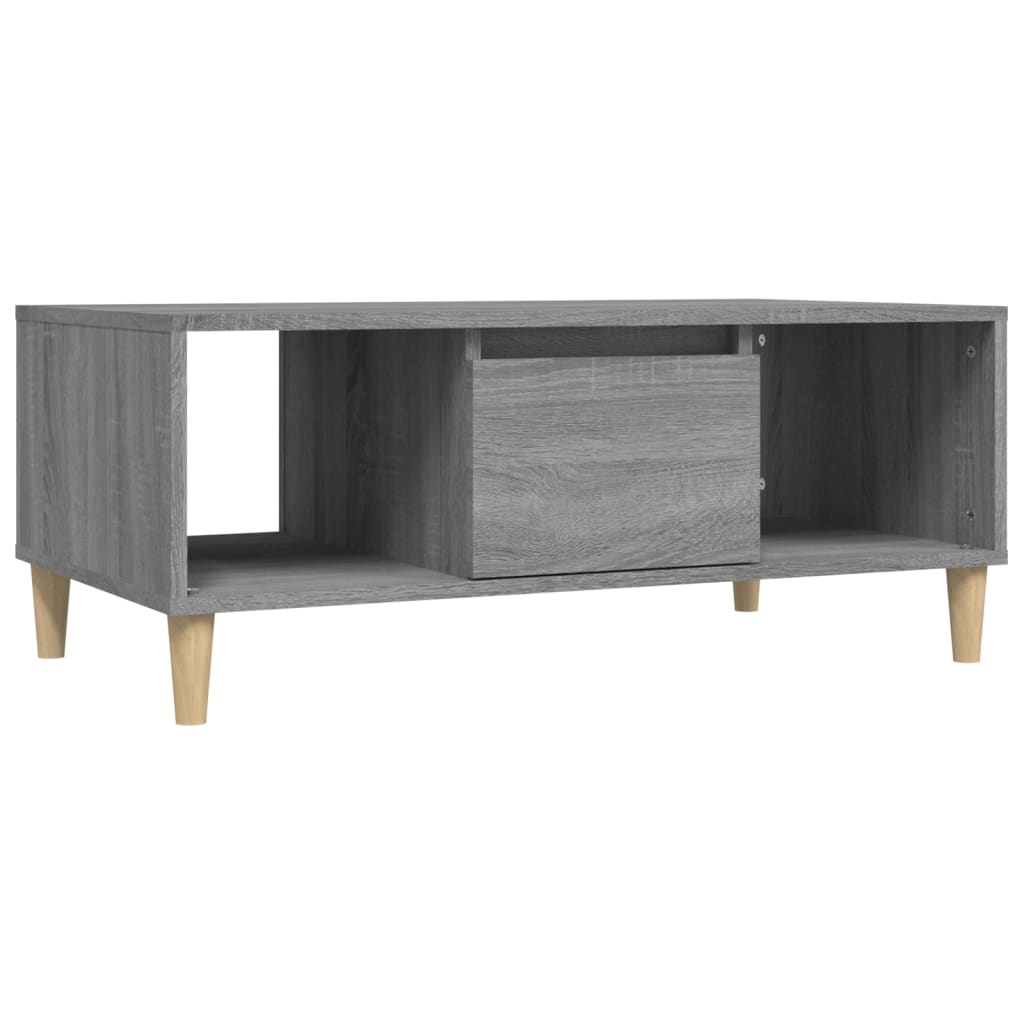 Tavolino Salotto Grigio Sonoma 90x50x36,5 cm Legno Multistrato | homemem39
