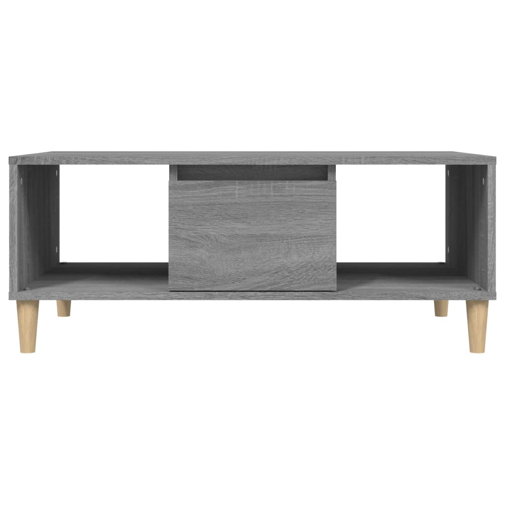 Tavolino Salotto Grigio Sonoma 90x50x36,5 cm Legno Multistrato | homemem39