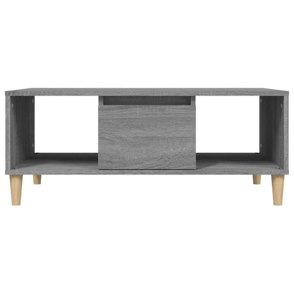 Tavolino Salotto Grigio Sonoma 90x50x36,5 cm Legno Multistrato
