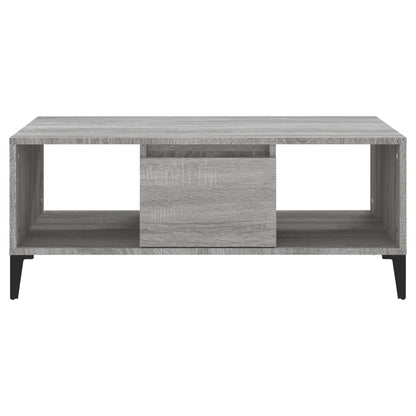 Tavolino Salotto Grigio Sonoma 90x50x36,5 cm Legno Multistrato - homemem39